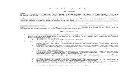 Serviços PRE .